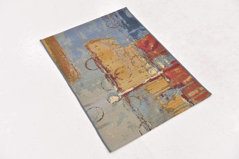 Unique Loom Outdoor Modern Collection Area Rug - Baja, 2' 2" x 3' 1" Rectangle, Multi/Beige for Outdoor Spaces