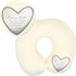 Pavilion Gift Company Soft Memory Foam Travel Neck Pillow for Hospital Stay, Love You Sister, Cream