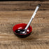 ASIAN HOME Black Melamine Long Handle Spoons for Ramen, Soup, Hot Pot, Mixing, Stirring, 8.25 Inches (2 Spoons)