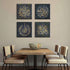 DJSYLIFE Islamic Wall Decor - Arabic Calligraphy Canvas Painting for Ramadan, 12''X12''X4