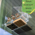 Window Bird Feeder House Shaped, Innovative Anti-Yellow Acrylic Technology, Strong Suction Cup Grip for Wild Birds