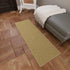 Sweet Home Stores Washable Non-Slip Rubberback Runner Rug - Solid Design for Kitchen, Hallways, Bathroom, Entrance,