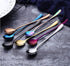 Long-handled Ice Tea Spoon, Cocktail Stir Spoons, Stainless Steel Coffee Spoons, Ice Cream Scoop Set of 8 (Silver)