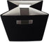 DII Collapsible Polyester Storage Cube, Solid, Lightweight and Durable, Small Square, 11x11x11", Black