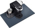 Golener Coffee Maker Rug, Coffee Bar Decor for Coffee Station, Non-slip Material Keeps Dish in Place, Marble Navy