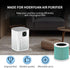 Air Purifier Filter - Genuine 3-in-1 True HEPA Replacement Filter for Pet Bedroom Smell