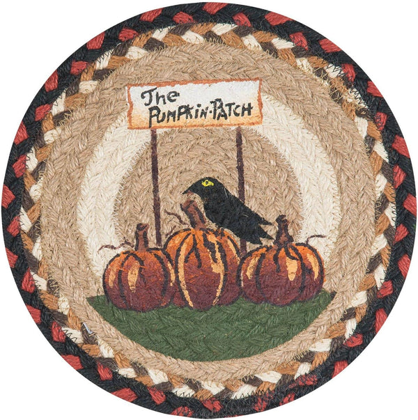 Earth Rugs Pumpkin Patch Trivet, 10"