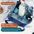 Frozen Nook Theory Reusable Insulated Grocery Bag - Leak Proof, X Large Cooler Bag - Insulated Shopping Bags