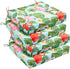 downluxe Outdoor Chair Cushions Set of 4 for Patio Furniture, Water-Resistant Square