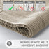 Yimobra Bathroom Rug Mat, Extra Thick Super Absorbent Bath Rugs, Non-Slip Quick Dry Soft Shower Carpet (Camel, 44" x