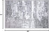 Rugshop Distressed Abstract Watercolor Area Rug, 2' x 3', Gray