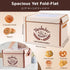 Wanbaker 68-131F 99H 6-Layer Folding Bread Proofing Box, Temp Control Timer, Foldable Dough Proofer for Sourdough