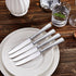 KEAWELL Premium 9.5" Louis Dinner Knives, Set of 4, Stainless Steel, Dishwasher Safe, Serrated Knives