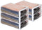 Set of 5 Clear Vinyl Zippered Storage Bags, 11 x 15 x 4 Inch