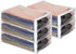 Set of 5 Clear Vinyl Zippered Storage Bags, 11 x 15 x 4 Inch
