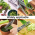 Garlic Press and Herb Scissors Set - 6 Pieces with Mincer and Multipurpose Scissors, Rustproof Kitchen Tools