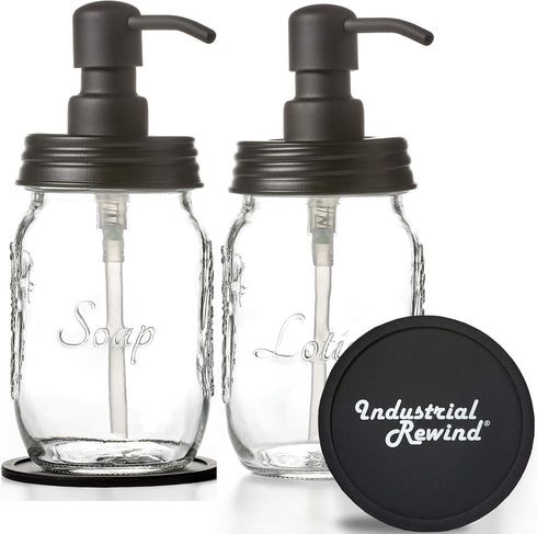 Mason Jar Soap and/or Lotion Dispenser for Hand Sanitizer, Liquid Soap or