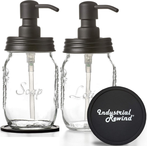 Mason Jar Soap and/or Lotion Dispenser for Hand Sanitizer, Liquid Soap or