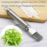 PCTC Stainless Steel Chopped Green Onion Knife, Sharp Vegetable Cutter for Kitchen Cutting, 1 Pack