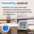 Shelly H&T Gen 3 - Wi-Fi & Bluetooth Temperature, Humidity Sensor & Weather Station, Wall Mountable, White