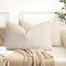 YCOLL Farmhouse Pillow Covers 12x20, Modern Accent Lumbar Throw Pillow Covers Set