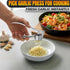 37 Stainless Steel Garlic Press - Ginger Mincer with Built-In Studs for Maximum Extraction, for Garlic, Ginger and Soft