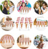 ELEGICKLIP 16 1.5 Inches Acrylic Ice Cream Cone Cupcake Stand with Holes - Great for Birthday Parties