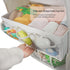 3in1 5 Over The Door Shoe Organizer with Slanted Compartments,Removable Storage Bin & Transparent Pockets,Thickened