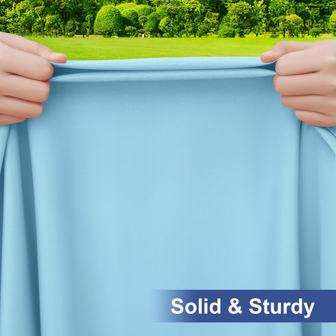 4 24" 48") homing Rectangle Table Cloth Cover, Waterproof Polyester Elastic Fitted Tablecloth, Fits for Foot Folding