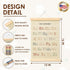 12x16 Inch (3-Pack) BEZONO Toddler Learning Posters | Wall Decor for Playroom & Nursery, Interactive Learning Posters