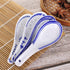 VanEnjoy Set of 4 Blue and White Ceramic Soup Spoons - Chinese/Japanese Tradition
