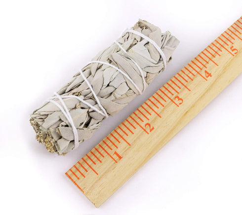 SOUL STICKS 4 Inch 12-Pack Organic California White Sage Smudge Sticks for Home Cleansing, Meditation & Smudging Rituals
