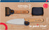 Opinel Le Petit Chef Kitchen Knife Set for Children, 3 Pieces in Blue, Chef's Knife, Finger Guard, Peeler