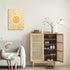 XWELLDAN 11 14 Inch, Cute Cartoon Smiling Sun Cheerful Nursery Wall Art Canvas Prints,Watercolor Boho Neutral Sun