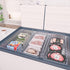 17.5"~20.4", 2 pack SANNO Chest Freezer Baskets, Stainless Steel Storage Organizer Bins with Sturdy Handles for Chest