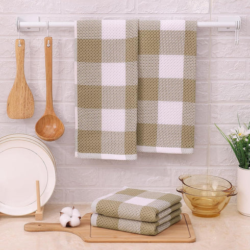 Set, 28 13 Inch 12 12 Inch, Set 8 Mordimy Kitchen Towels and Dish Cloths X and X of Soft and Super Absorbent Dish