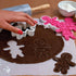 Tovolo Gingerbread Girls Templates Reverse, Set of 6 Cookie Stamps with Cutter, Dishwasher Safe