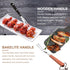 2 Pieces Meat Fork Stainless Steel Carving Fork with Wood Handle, BBQ Grill Steak Tool for Kitchen Cooking Grilling