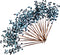 OrgMemory Artificial Berry, Fake Burgundy Berry, (20 pcs, 12" Each), Artificial Berries Stems