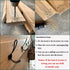 Rustic Entryway Hooks - 12 Pack Farmhouse Hooks with Metal Screws, Black Decorative Wall Mounted Coat Rack