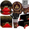 VIP Party Decorations Tableware | Movie Star Red Carpet Birthday Supplies for 24 Guests