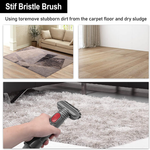 Replacement Attachments Tools Kit for Dyson V6 DC24 DC33 DC35 DC39 DC44 DC58 DC59 DC62 DC74 - Dyson Cordless Vacuum