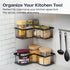Nox incorp 3-Pack Corner Shelf Storage Organizer - No-Drill, Renter-Friendly, Bathroom or Kitchen Shower Caddy