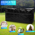Windyun 4 Pcs Extra Large Heavy Duty Storage Bags - XL Moving Bags Totes for Travel Clothes Bedding Supplies (Black, 57