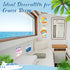 Hoteam 4 Pcs Large Cruise Door Decorations, Magnetic Friends Decor for Cruise Ship Cabin Stateroom