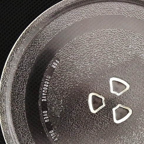 12.5" Microwave Turntable Glass Plate Replacement for Panasonic & Frigidaire, Heat-Resistant