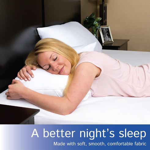 Body Size Pillow Protector, 21" W x 55" L, Waterproof Zippered Pillow Cover, Hypoallergenic Dust Proof Case