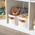 2 Pack, Closet OrganiHaus Narrow Fabric Storage Baskets Narrow Storage Bins for Shelves, Storage Bins for Pantry