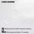 Ultimate Waterproof Fabric Shower Curtain or Liner, Breathable TPU & Machine Washable, White, 70"x72" for Bath Tub/Stall