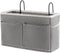 Bedside Caddy Hanging Storage Basket, Bed Organizer for Headboards, Bunk Dorm Rooms, Crib Beds (Grey)